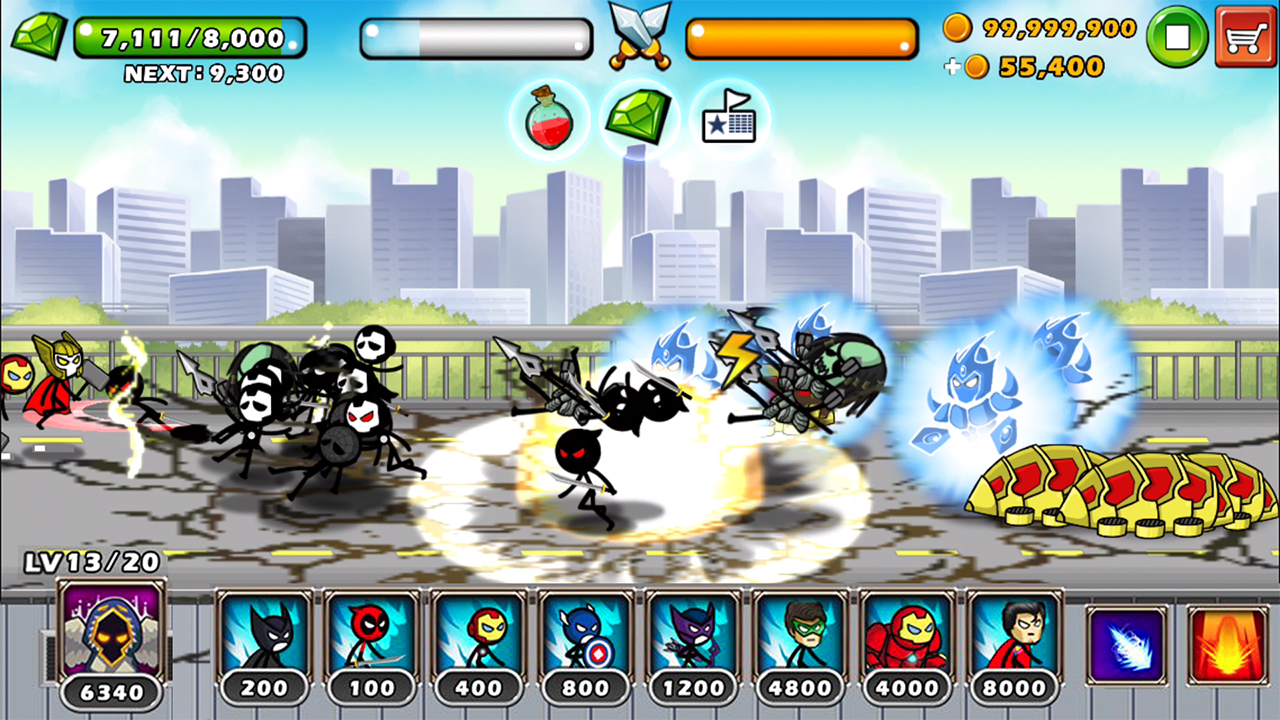 Взломанная hero. Hero Wars super Stickman Defense мод. Hero Wars super Stickman Defense взлом. Hero Wars Defense уровень. Скелеты Hero Wars:super Stickman.