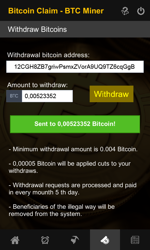 Bitcoin Free Claim Btc Miner Apks Android Apk - 