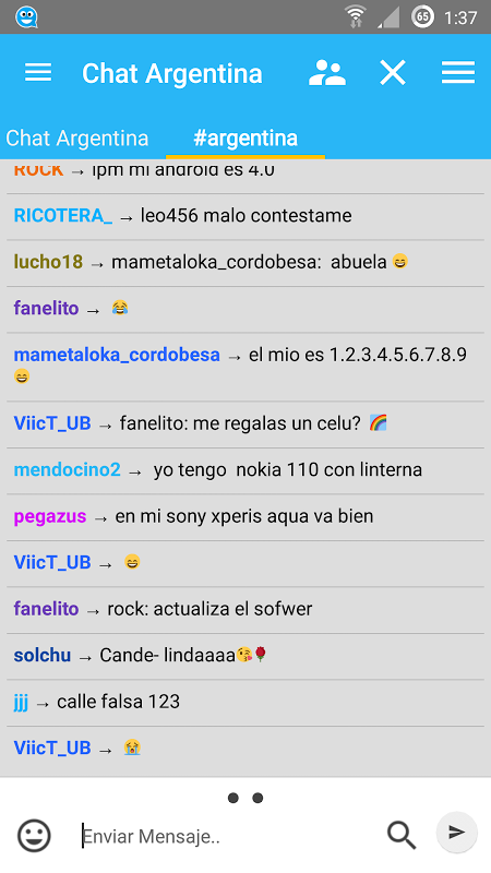 Chat argentina