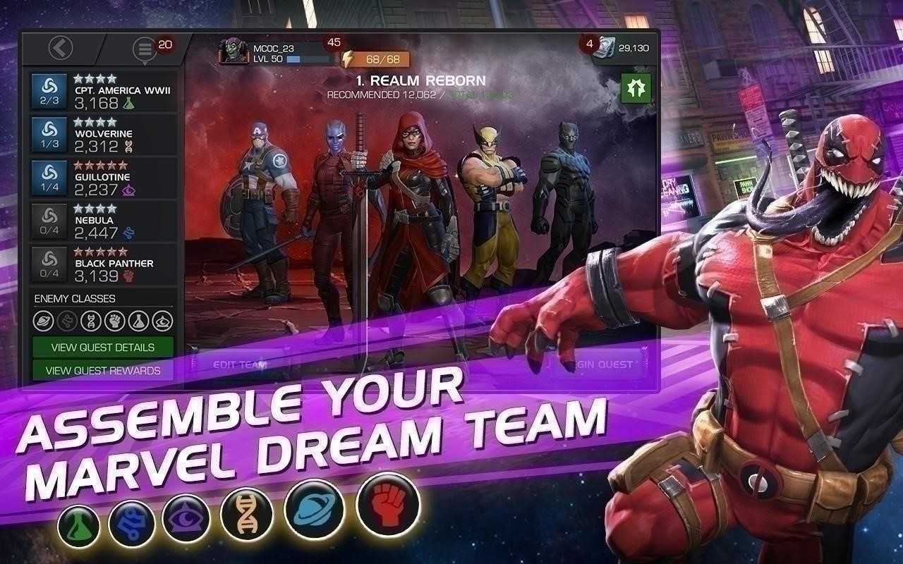 Игра marvel contest of champions